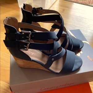 Wedges Sandals by Crown Vintage
